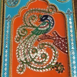 Lippan art- Wall hanging-Peackock